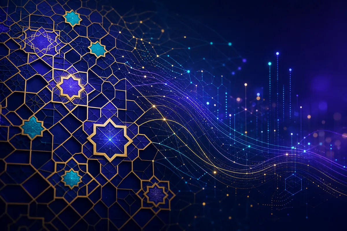 Islamic geometric pattern representing KORE Shariah-compliant core banking